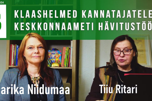 Maarika Niidumaa, Tiiu Ritari: Klaashelmed kannatajatele ja keskkonnaameti hävitustöö