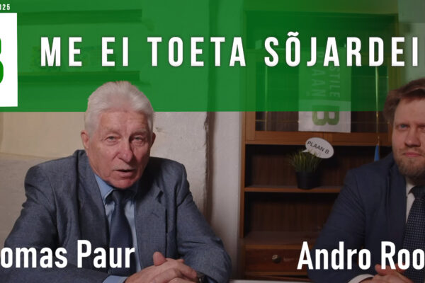 Toomas Paur ja Andro Roos: Me ei toeta sõjardeid!