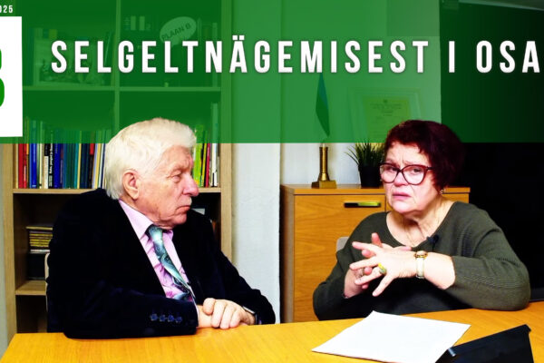 Toomas Paur ja Rita Kaljus: Selgeltnägemisest I osa