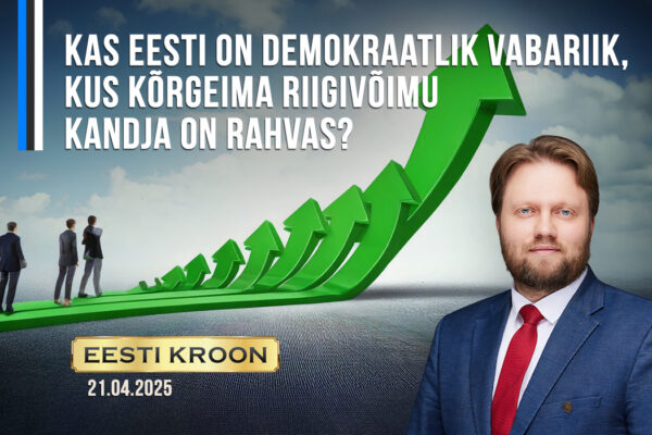 Kas Eesti on demokraatlik vabariik, kus kõrgeima riigivõimu kandja on rahvas?