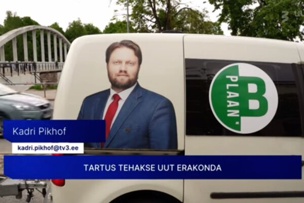 TV 3: Plaan B. Tartu poliitmaastik saab raputuse: pildis on uus erakond