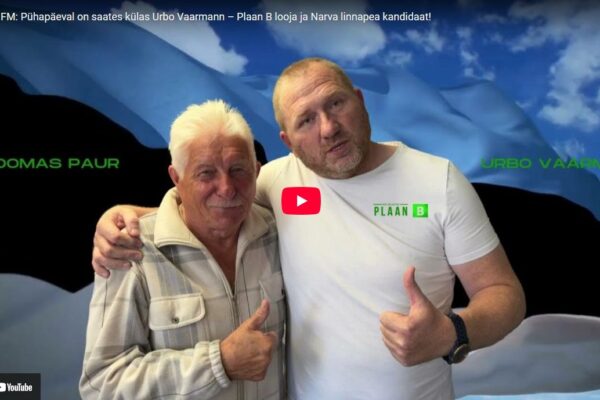 Ring FM: Pühapäeval on saates külas Urbo Vaarmann – Plaan B looja ja Narva linnapea kandidaat!