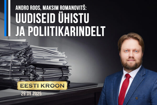 Andro Roos, Maksim Romanovitš: Uudiseid Ühistu ja poliitikarindelt