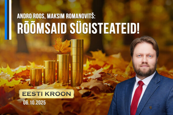 Andro Roos, Maksim Romanovitš: Rõõmsaid sügisteateid!